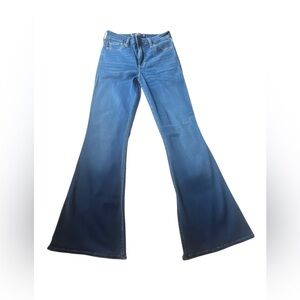 Hollister Women's Blue Flare Jeans